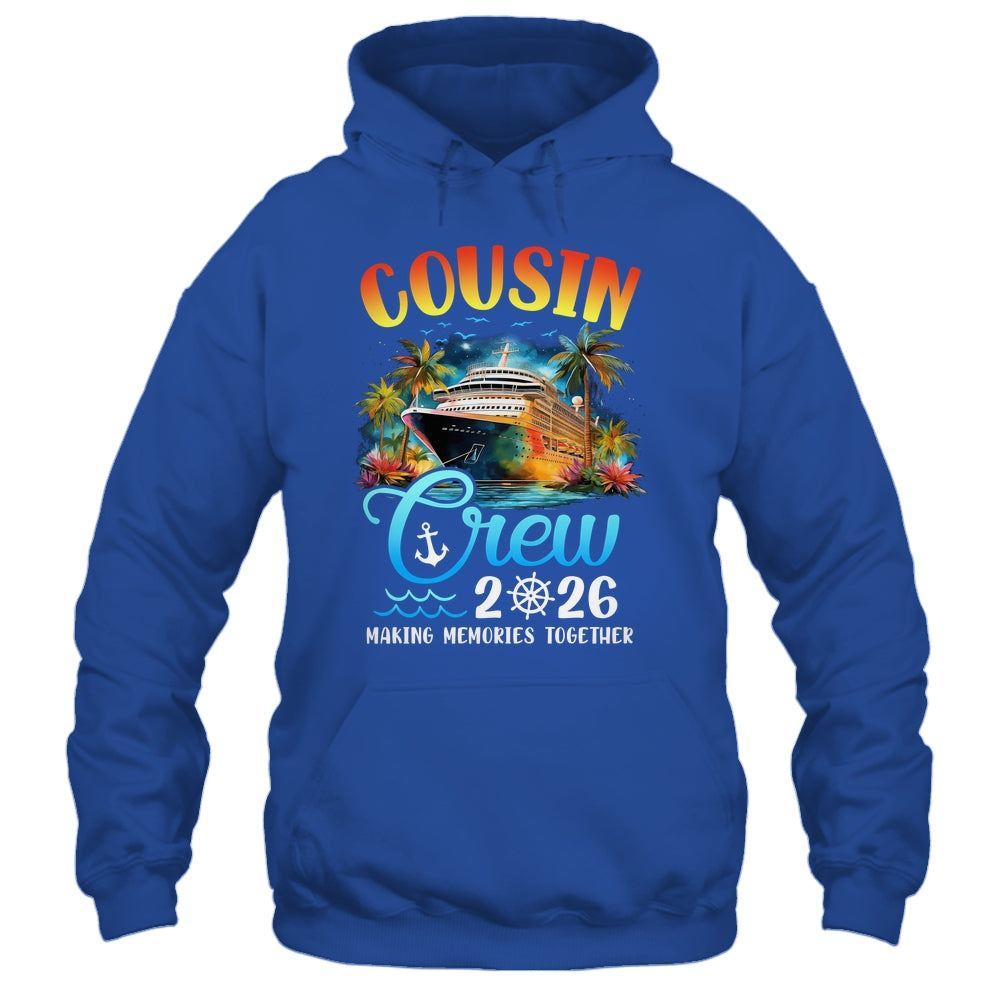 Cousin Crew 2026 Cousin Cruise Group Matching Vacation Party Shirt & Tank Top | siriusteestore