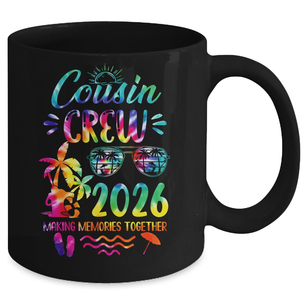 Cousin Crew 2026 Family Reunion Making Memories Tie Dye Mug | siriusteestore