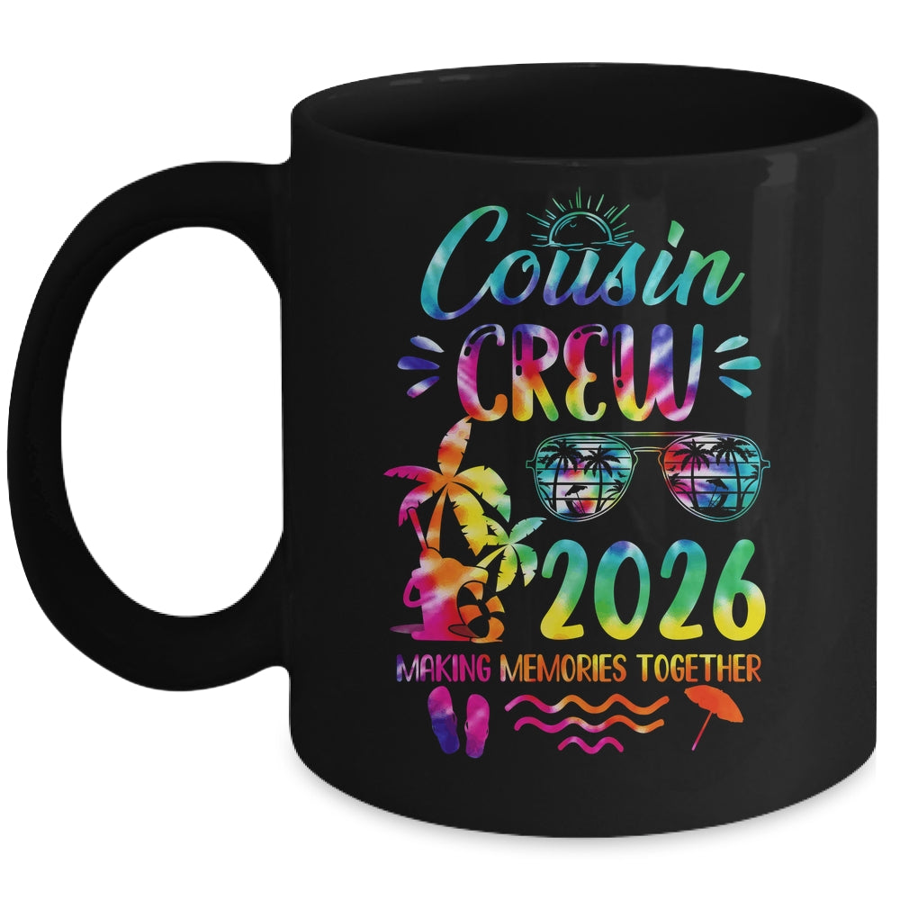Cousin Crew 2026 Family Reunion Making Memories Tie Dye Mug | siriusteestore