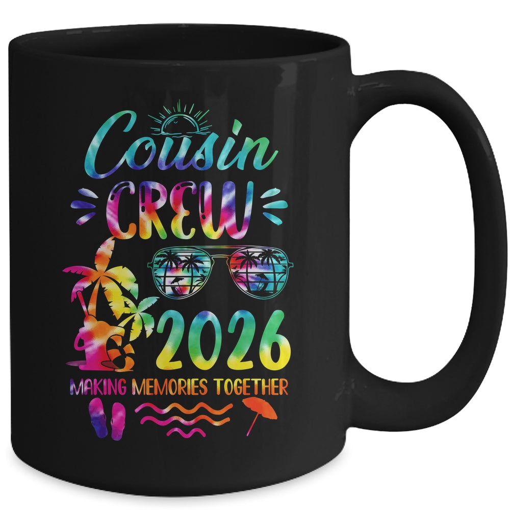 Cousin Crew 2026 Family Reunion Making Memories Tie Dye Mug | siriusteestore