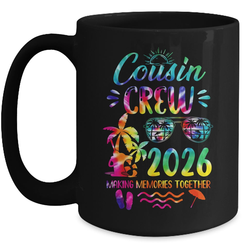 Cousin Crew 2026 Family Reunion Making Memories Tie Dye Mug | siriusteestore