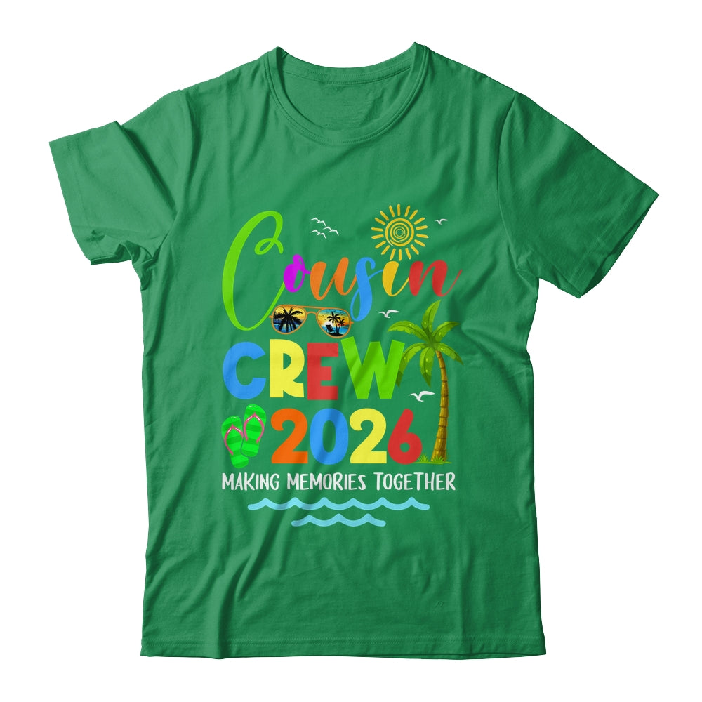 Cousin Crew 2026 Summer Vacation Beach Family Matching Trip Shirt & Hoodie | siriusteestore