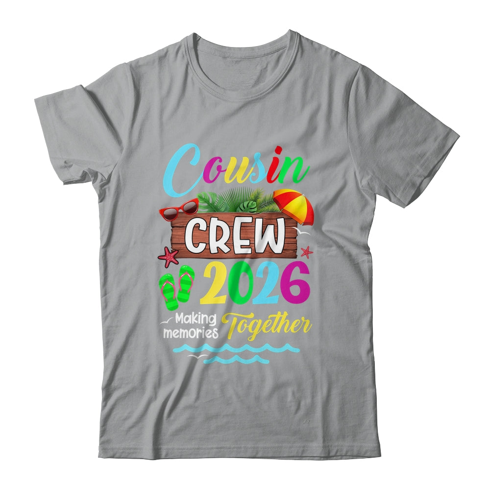 Cousin Crew 2026 Summer Vacation Beach Family Trip Matching Shirt & Tank Top | siriusteestore