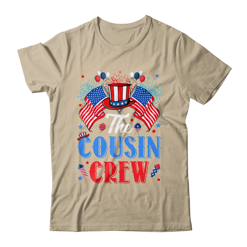 Cousin Crew 4th Of July Family Matching Group Cousin Crew Shirt & Tank Top | siriusteestore