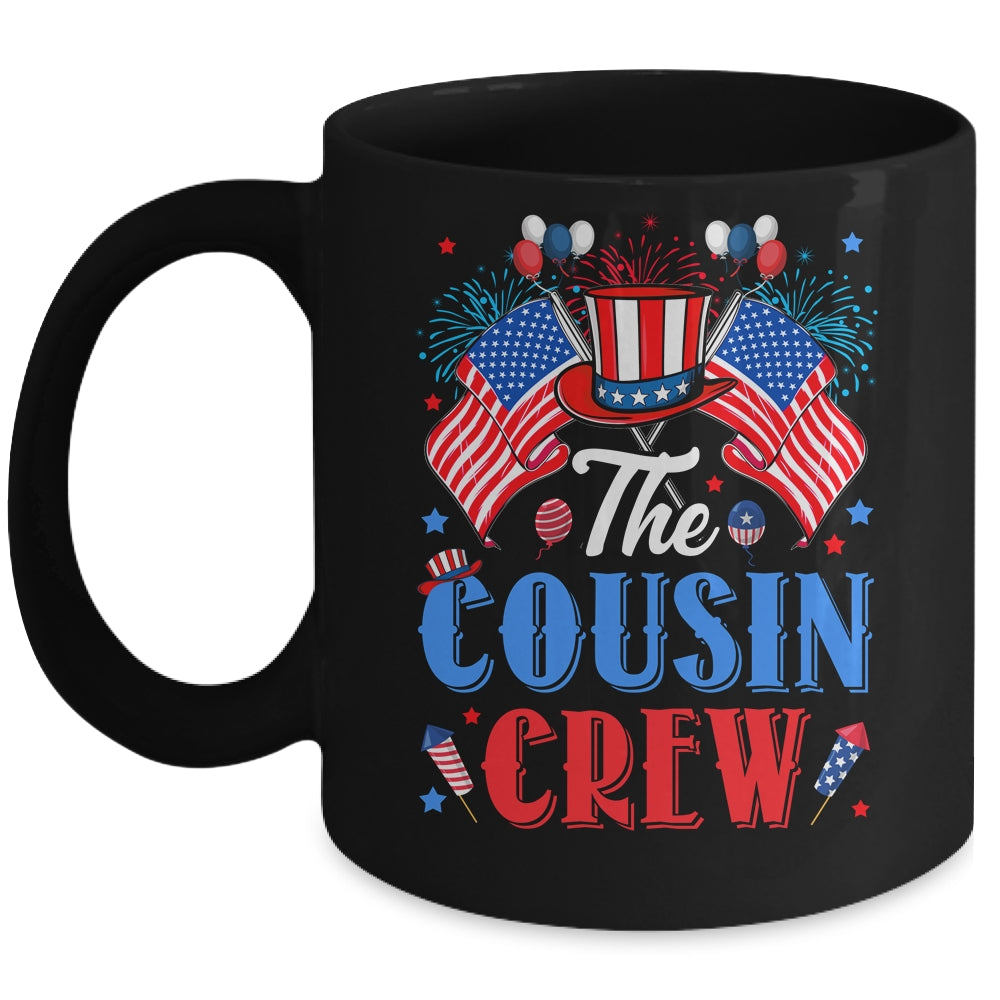 Cousin Crew 4th Of July Family Matching Group Cousin Crew Mug | siriusteestore