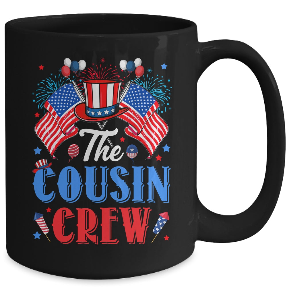 Cousin Crew 4th Of July Family Matching Group Cousin Crew Mug | siriusteestore