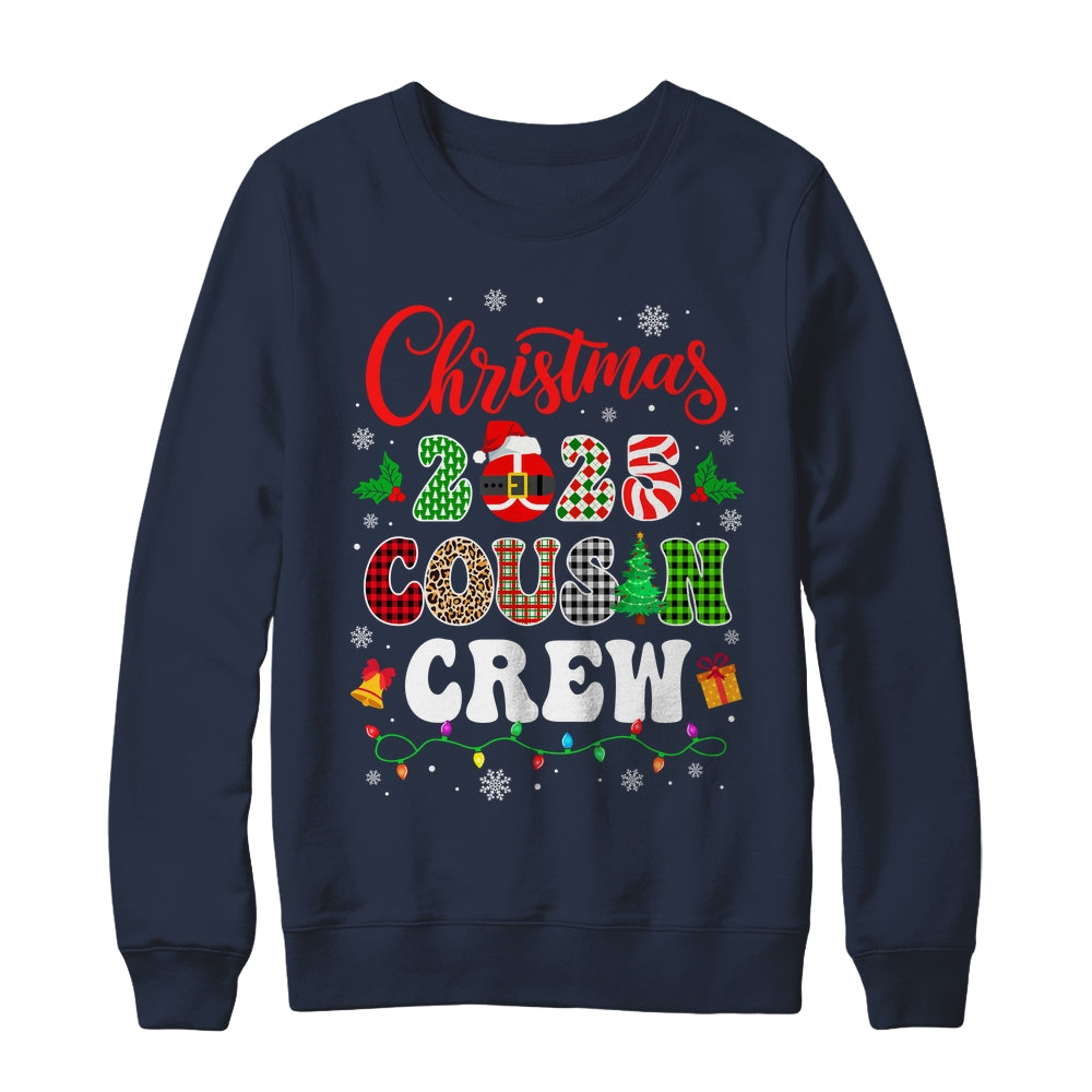 Cousin Crew Christmas 2025 Xmas Family Matching Together Shirt & Sweatshirt | siriusteestore