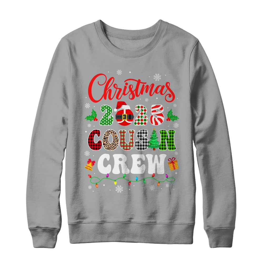 Cousin Crew Christmas 2025 Xmas Family Matching Together Shirt & Sweatshirt | siriusteestore