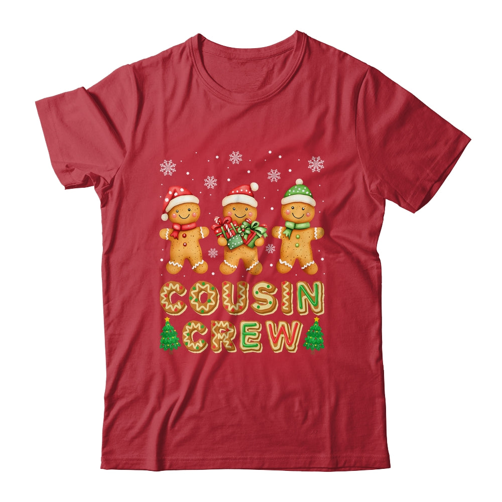 Cousin Crew Christmas Kids Cousins Gingerbread Man Family Shirt & Sweatshirt | siriusteestore
