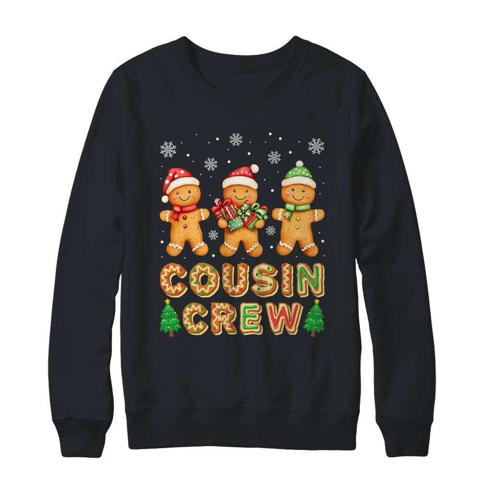 Cousin Crew Christmas Kids Cousins Gingerbread Man Family Shirt & Sweatshirt | siriusteestore