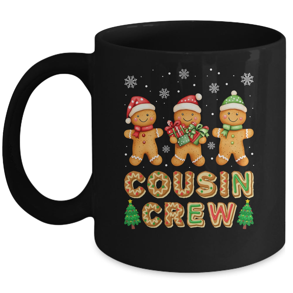 Cousin Crew Christmas Kids Cousins Gingerbread Man Family Mug | siriusteestore