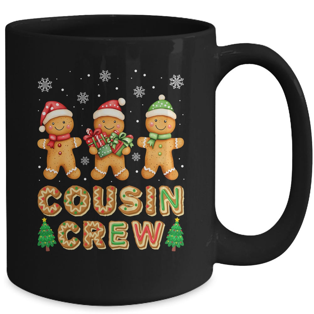 Cousin Crew Christmas Kids Cousins Gingerbread Man Family Mug | siriusteestore