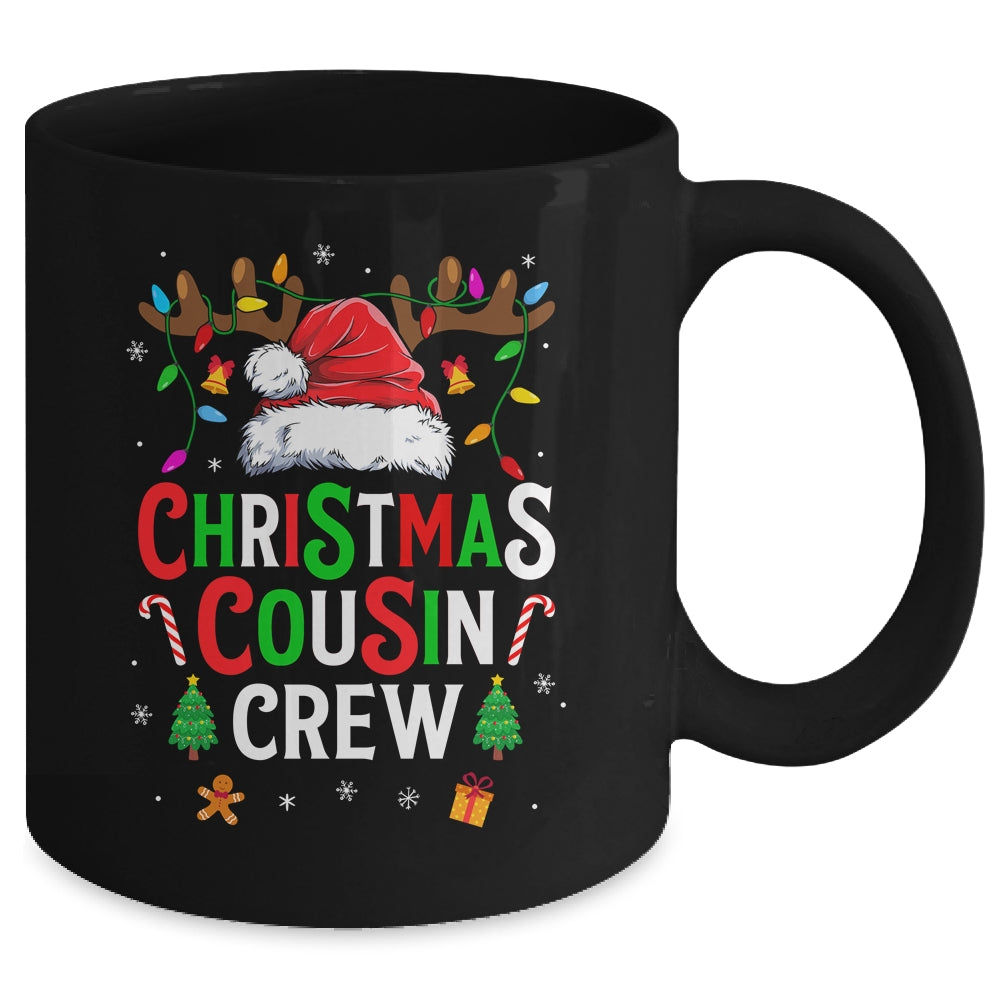 Cousin Crew Christmas Santa Squad Reindeer Party Boys Girls Mug | siriusteestore