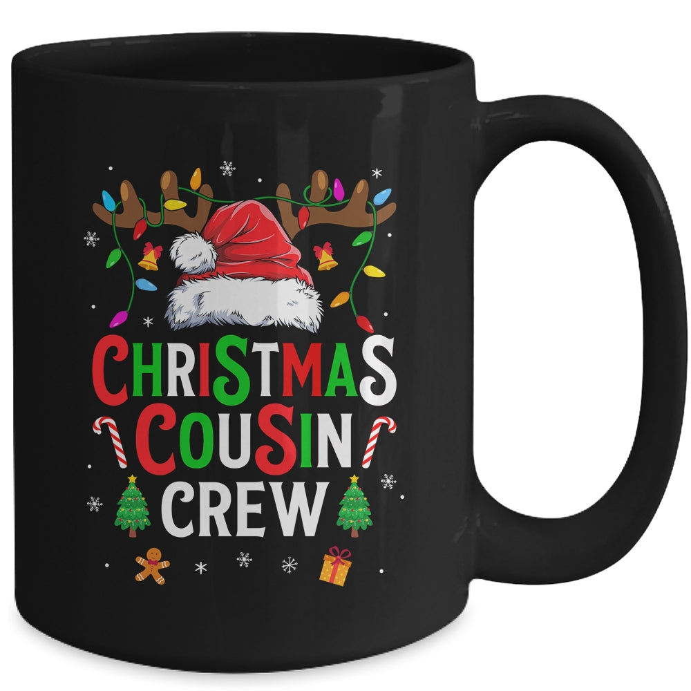 Cousin Crew Christmas Santa Squad Reindeer Party Boys Girls Mug | siriusteestore
