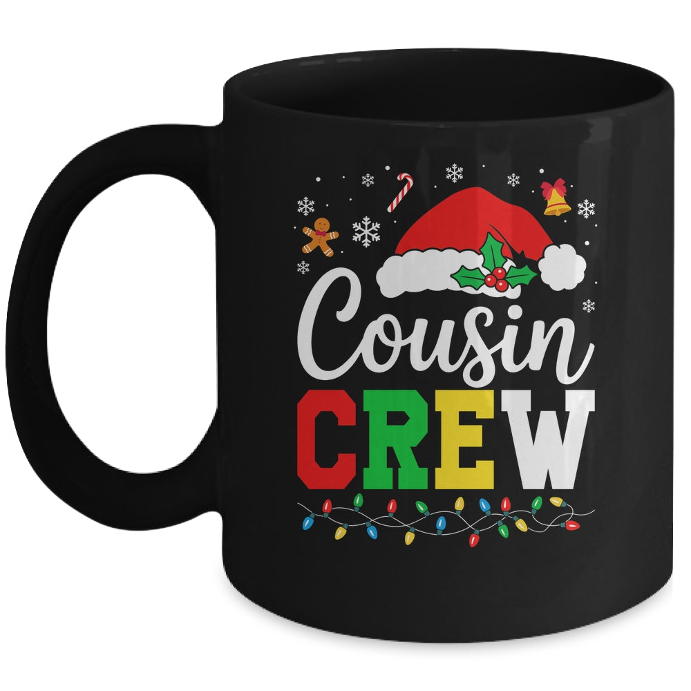 Cousin Crew Christmas Xmas Lights Family Matching Men Women Mug | siriusteestore