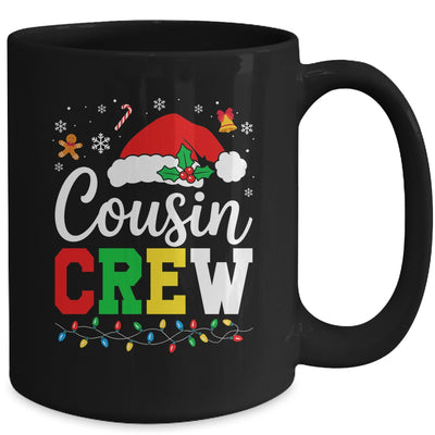 Cousin Crew Christmas Xmas Lights Family Matching Men Women Mug | siriusteestore