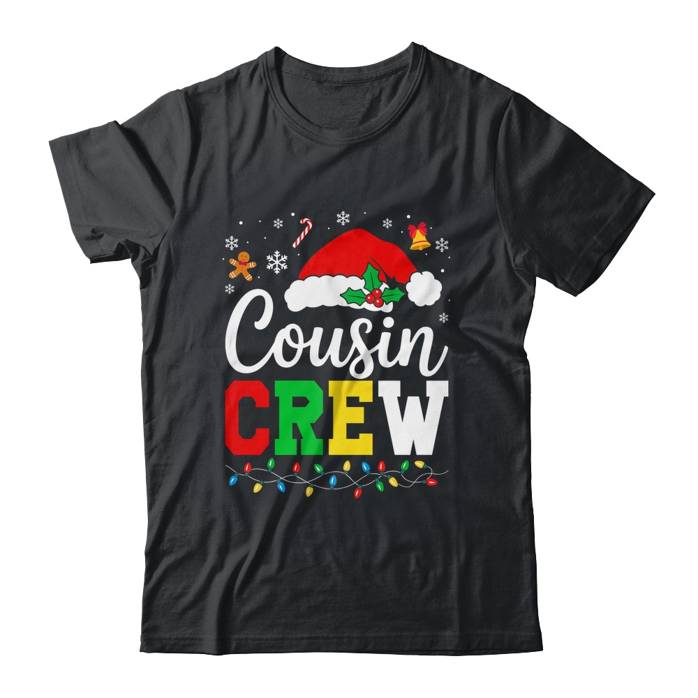 Cousin Crew Christmas Xmas Lights Family Matching Men Women Shirt & Sweatshirt | siriusteestore