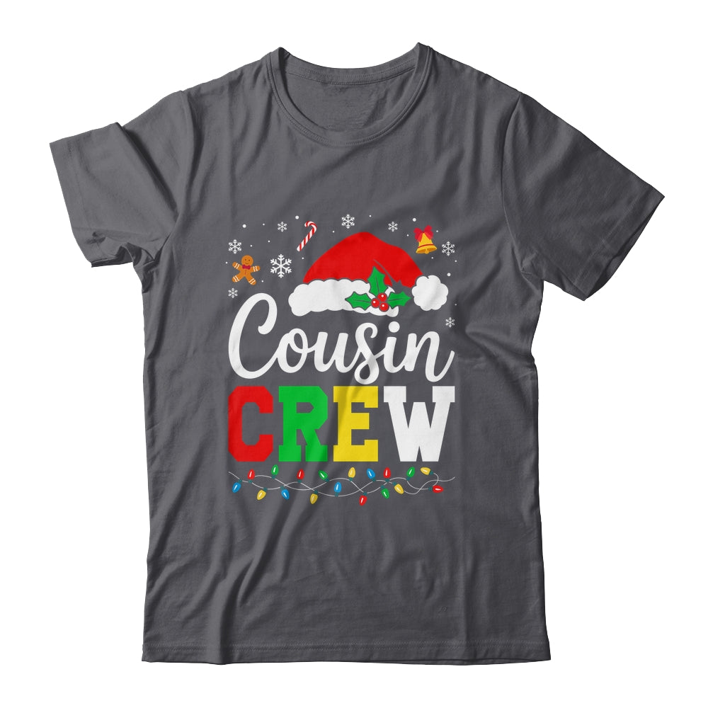 Cousin Crew Christmas Xmas Lights Family Matching Men Women Shirt & Sweatshirt | siriusteestore