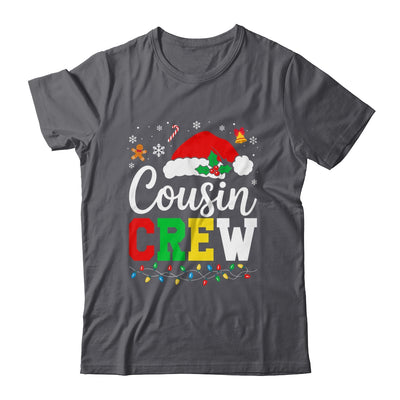 Cousin Crew Christmas Xmas Lights Family Matching Men Women Shirt & Sweatshirt | siriusteestore