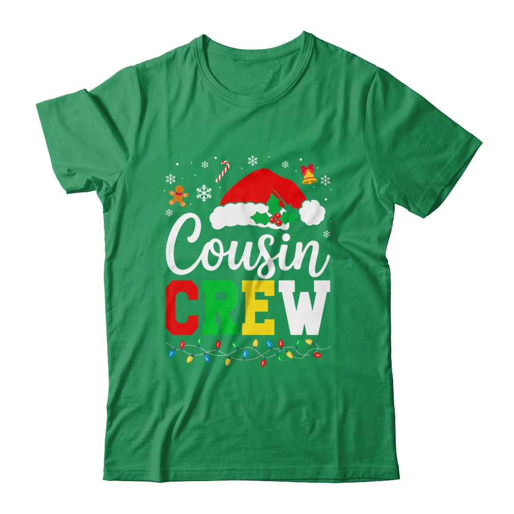 Cousin Crew Christmas Xmas Lights Family Matching Men Women Shirt & Sweatshirt | siriusteestore