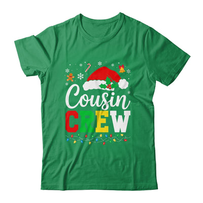 Cousin Crew Christmas Xmas Lights Family Matching Men Women Shirt & Sweatshirt | siriusteestore