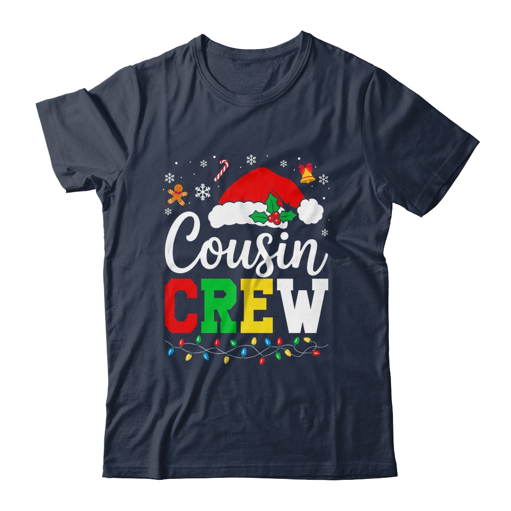 Cousin Crew Christmas Xmas Lights Family Matching Men Women Shirt & Sweatshirt | siriusteestore