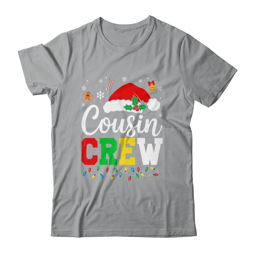 Cousin Crew Christmas Xmas Lights Family Matching Men Women Shirt & Sweatshirt | siriusteestore