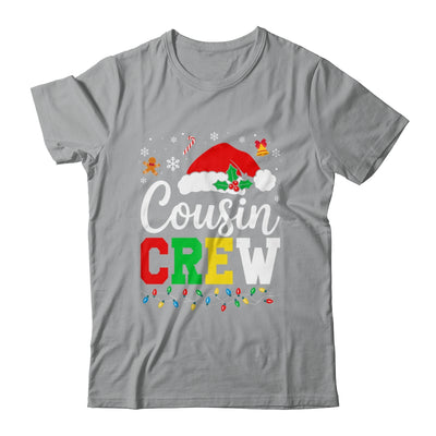 Cousin Crew Christmas Xmas Lights Family Matching Men Women Shirt & Sweatshirt | siriusteestore