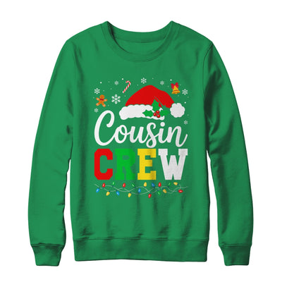 Cousin Crew Christmas Xmas Lights Family Matching Men Women Shirt & Sweatshirt | siriusteestore