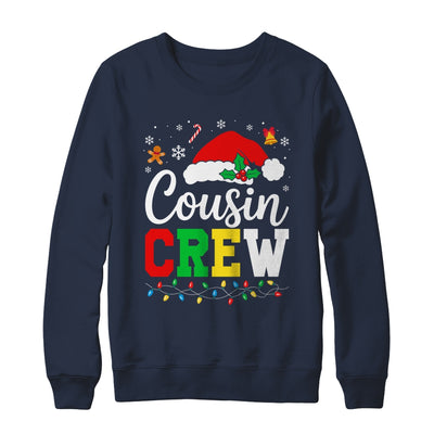Cousin Crew Christmas Xmas Lights Family Matching Men Women Shirt & Sweatshirt | siriusteestore