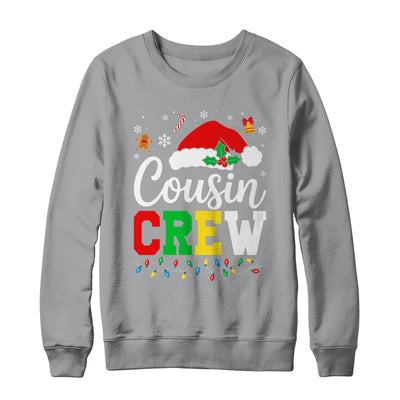 Cousin Crew Christmas Xmas Lights Family Matching Men Women Shirt & Sweatshirt | siriusteestore