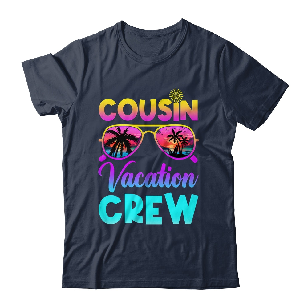 Cousin Crew Family Vacation Summer Beach Cruise Sunglasses Shirt & Tank Top | siriusteestore