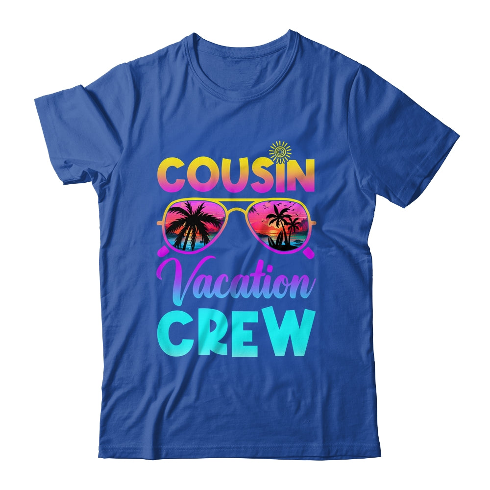 Cousin Crew Family Vacation Summer Beach Cruise Sunglasses Shirt & Tank Top | siriusteestore