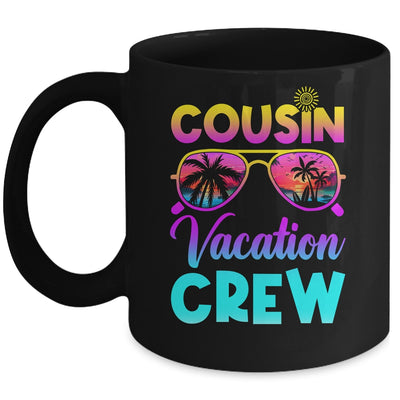 Cousin Crew Family Vacation Summer Beach Cruise Sunglasses Mug | siriusteestore