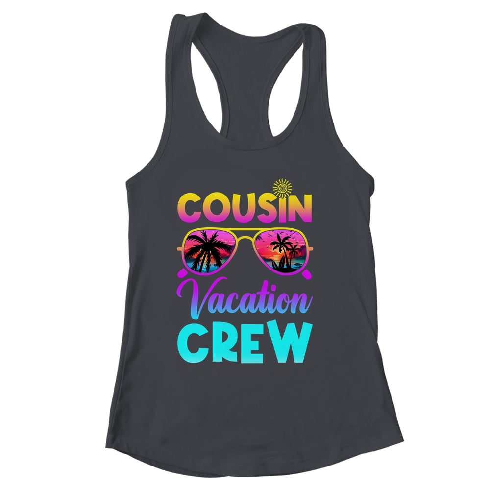 Cousin Crew Family Vacation Summer Beach Cruise Sunglasses Shirt & Tank Top | siriusteestore