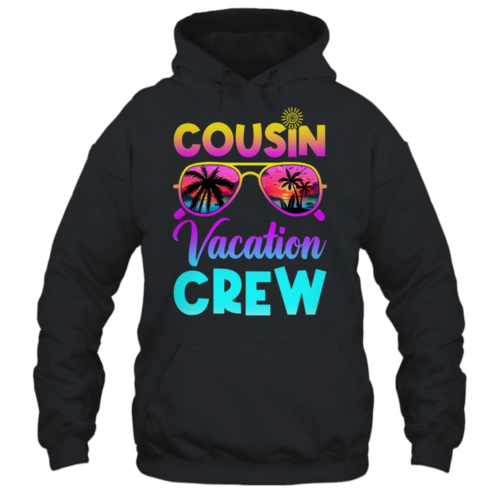 Cousin Crew Family Vacation Summer Beach Cruise Sunglasses Shirt & Tank Top | siriusteestore