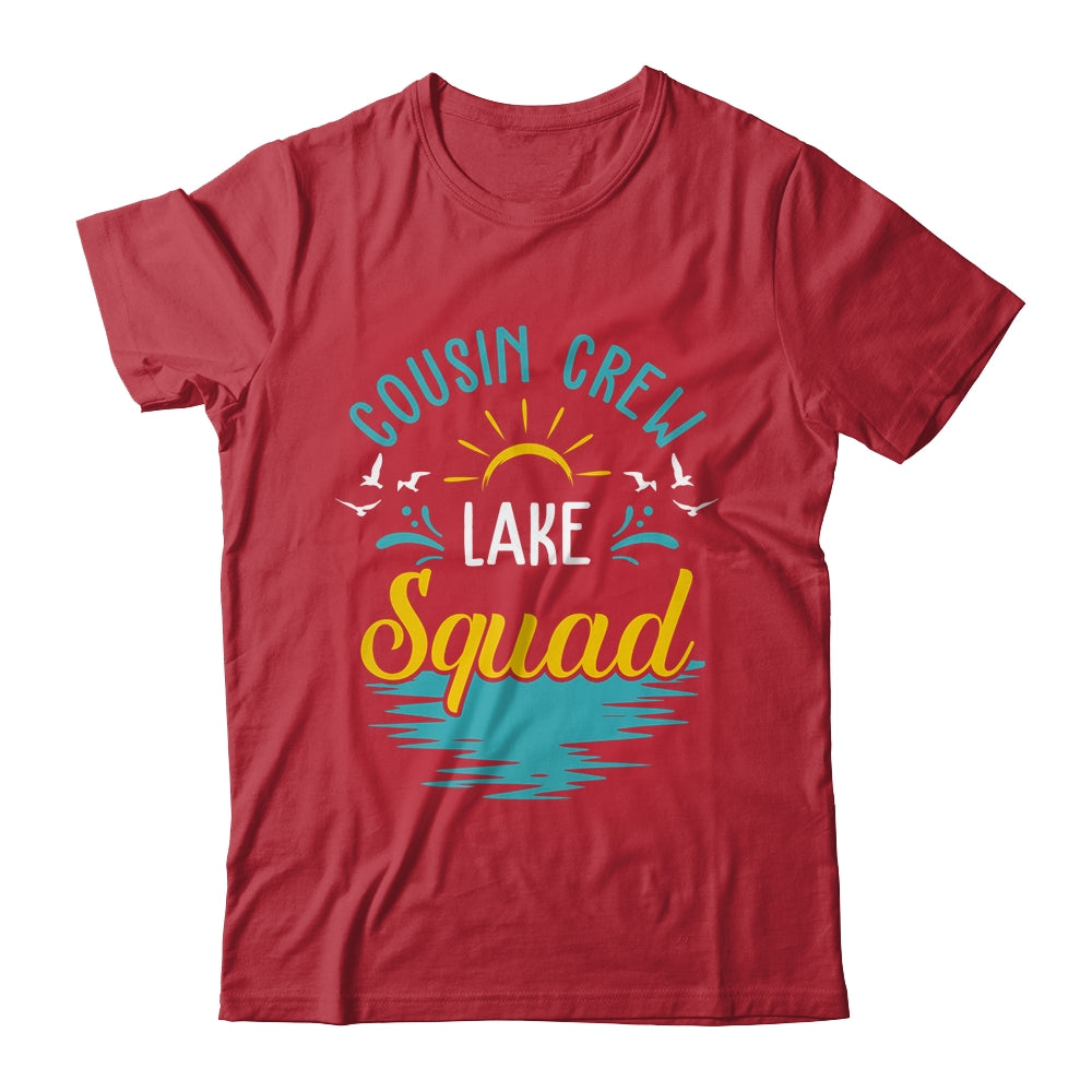 Cousin Crew Lake Squad Funny Family Vacation Lake Trip Shirt & Tank Top | siriusteestore
