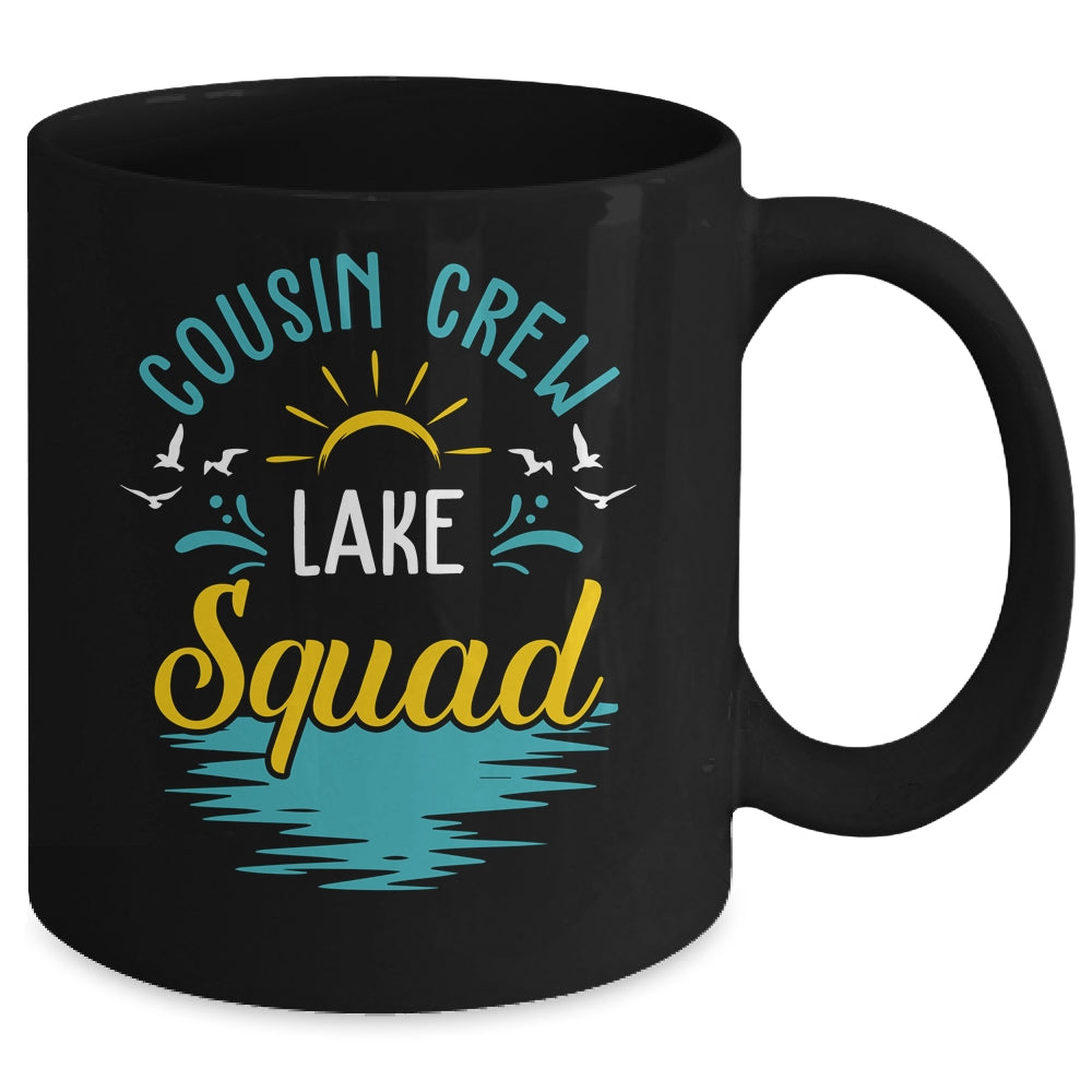 Cousin Crew Lake Squad Funny Family Vacation Lake Trip Mug | siriusteestore