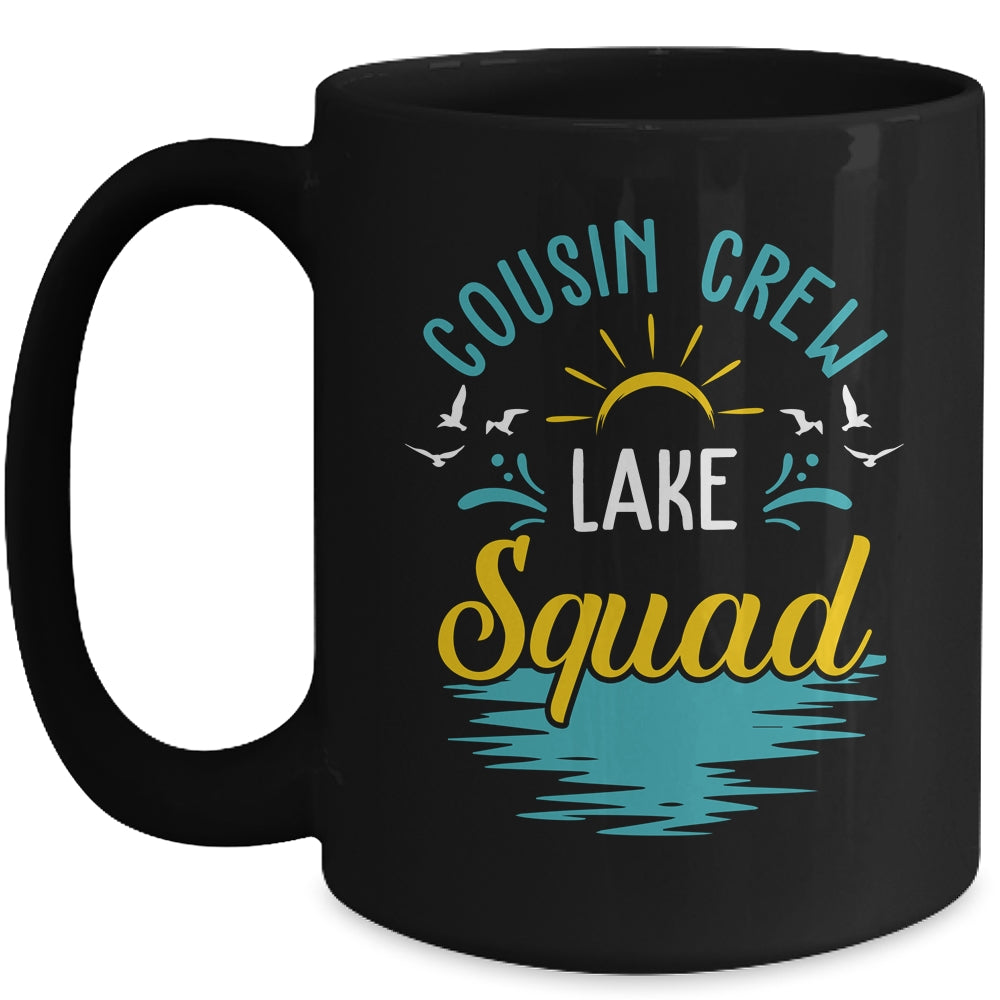 Cousin Crew Lake Squad Funny Family Vacation Lake Trip Mug | siriusteestore