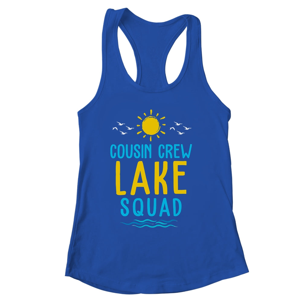 Cousin Crew Lake Squad Summer Vacation  Family Matching Shirt & Tank Top | siriusteestore