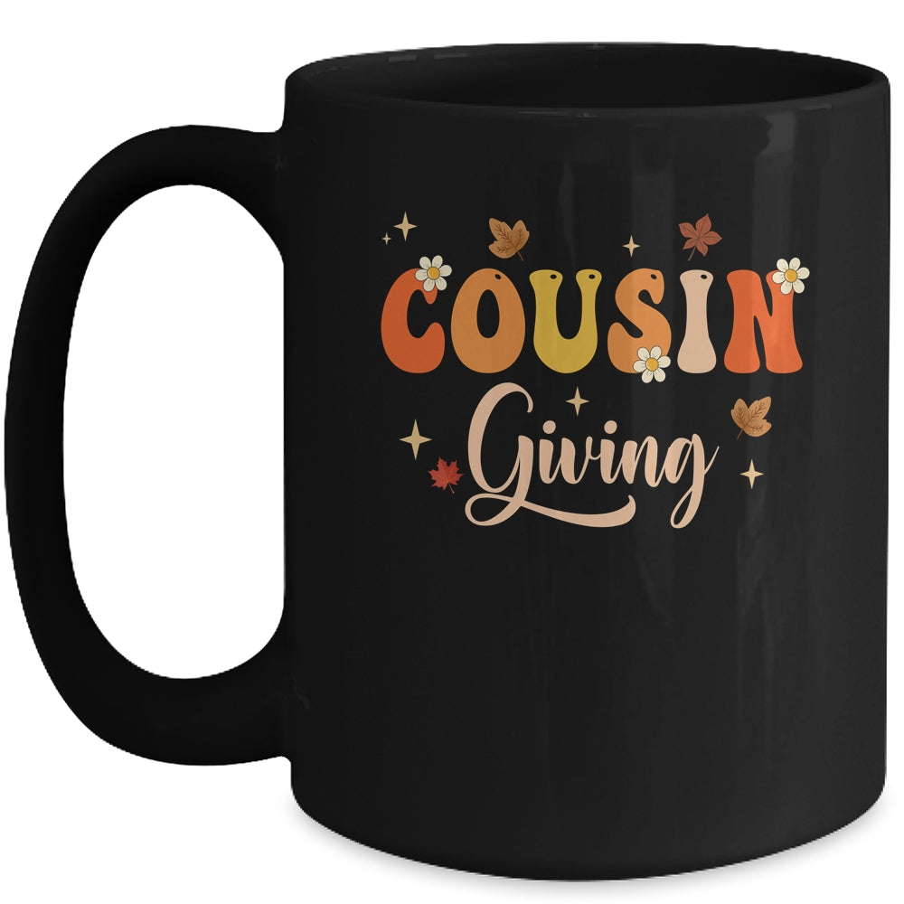 Cousin Crew Thanksgiving Family Matching Turkey Day Fall Mug | siriusteestore