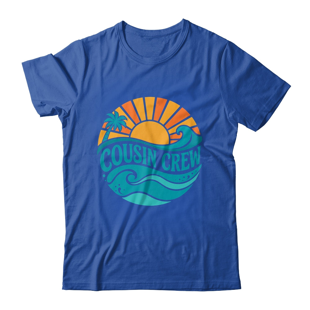 Cousin Crew Vintage Sunset Ocean Wave Cruising Summer Trip Shirt & Tank Top | siriusteestore