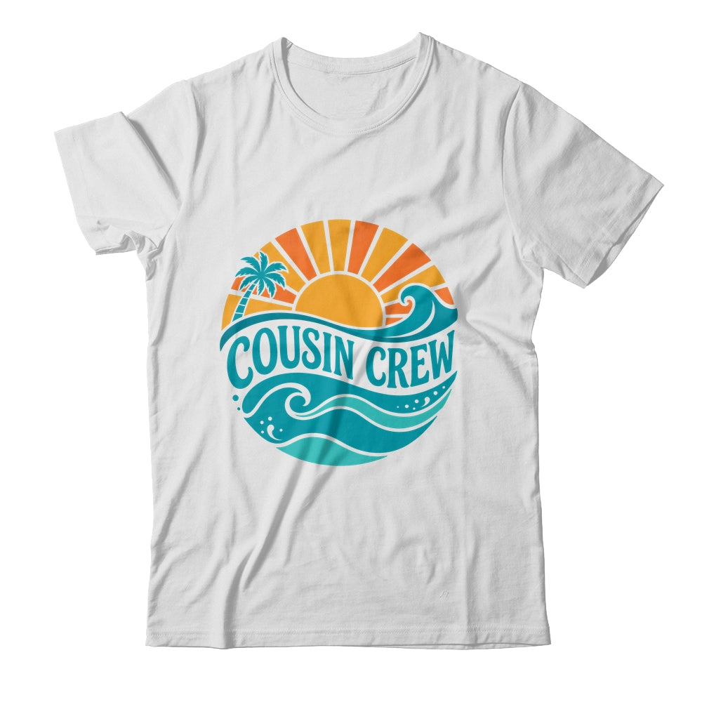 Cousin Crew Vintage Sunset Ocean Wave Cruising Summer Trip Shirt & Tank Top | siriusteestore