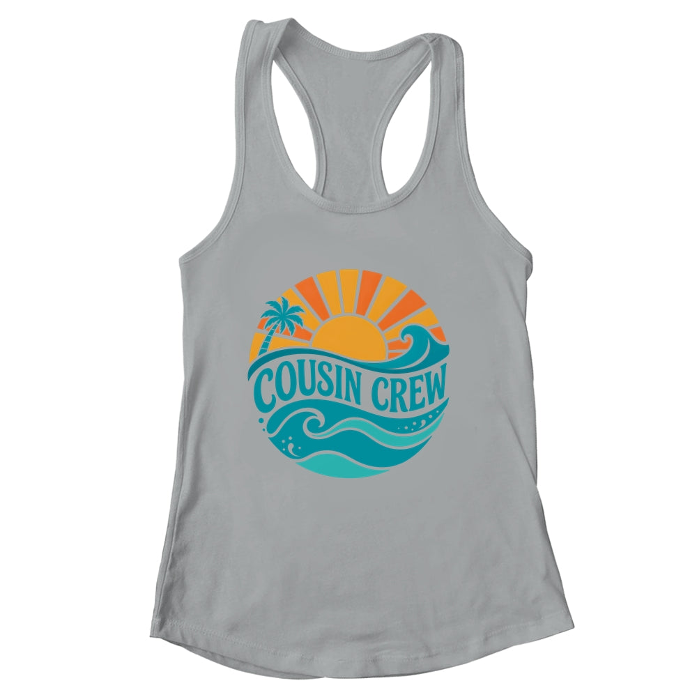 Cousin Crew Vintage Sunset Ocean Wave Cruising Summer Trip Shirt & Tank Top | siriusteestore