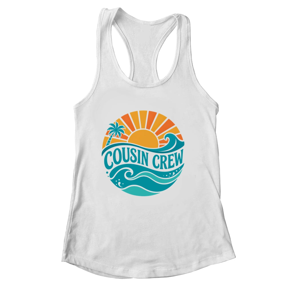 Cousin Crew Vintage Sunset Ocean Wave Cruising Summer Trip Shirt & Tank Top | siriusteestore