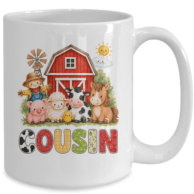 Cousin Farm Cow 1St Birthday Girl Boy Matching Family Mug | siriusteestore