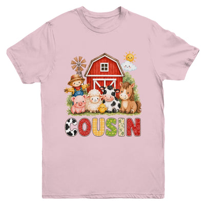Cousin Farm Cow 1St Birthday Girl Boy Matching Family Youth Shirt | siriusteestore