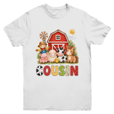 Cousin Farm Cow 1St Birthday Girl Boy Matching Family Youth Shirt | siriusteestore