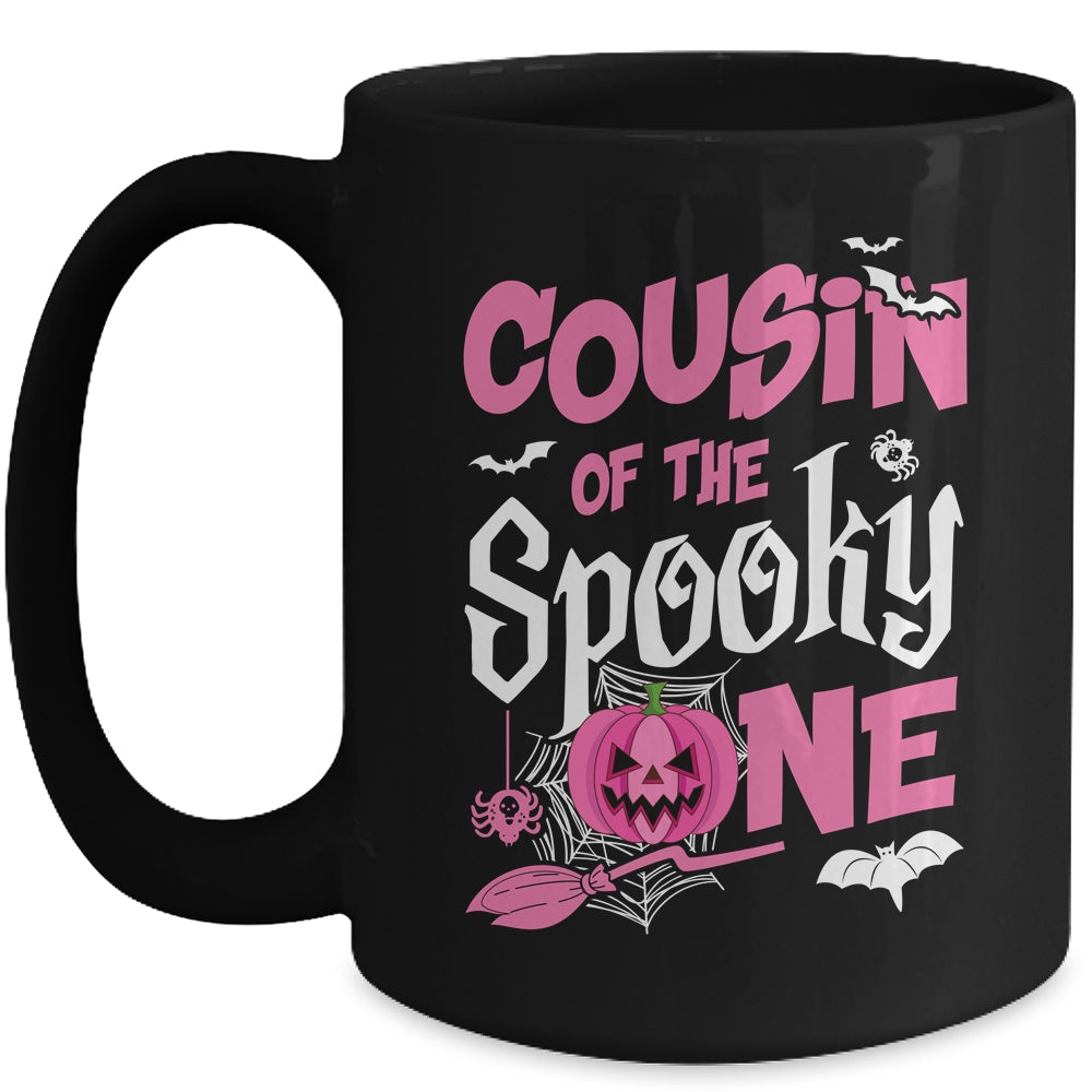 Cousin Halloween 1st Birthday Girl Matching Family Spooky Mug | siriusteestore
