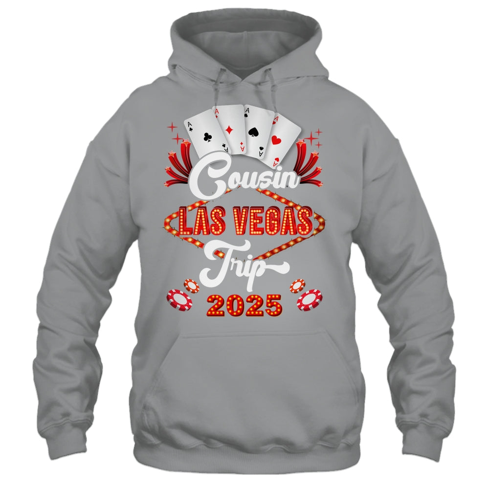 Cousin Las Vegas Trip 2025 Family Squad Vacation Matching Shirt & Tank Top | siriusteestore
